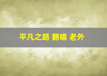 平凡之路 翻唱 老外